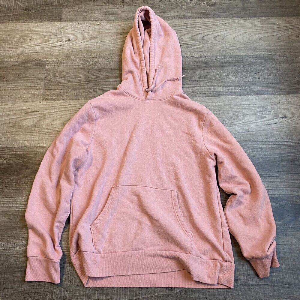 Old Navy Hoodie Mens XL Peach Pink Extra Large Solid Sweatshirt Pullover